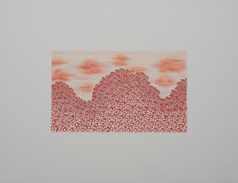 baŞak doĞan kademoĞlu landscape series ​acrylic + ink on paper 25x15cm (kopya)
