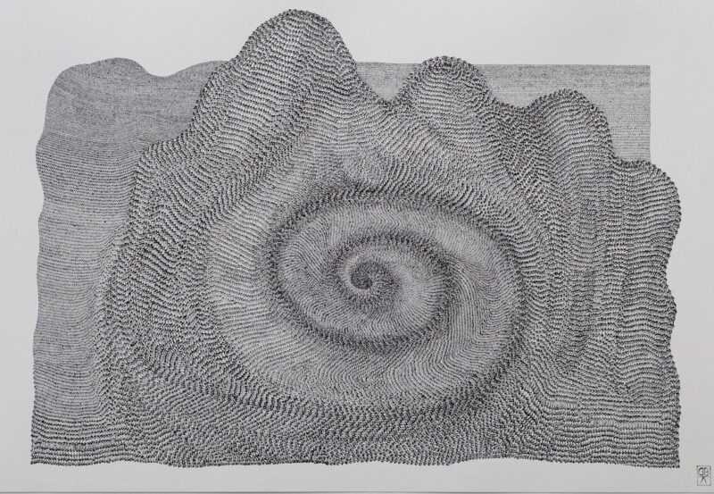 baŞak doĞan kademoĞlu landscape series ​acrylic on paper 100x140cm (kopya)